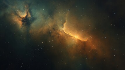 Wall Mural - Galaxy Background, with Stars and colorful Nebula Clouds. Outer Space Astronomy image showing an Interstellar Celestial view of the Cosmos 