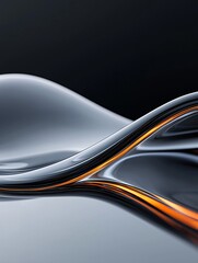 Poster - A fluid sculpture of light and shadow, surreal motion, shifting perspectives, an ever-changing form, dreamlike reflections, fine artistic detailing, ultra-high resolution