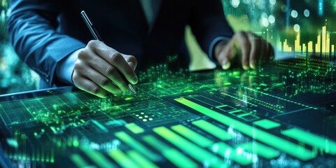 Poster - A person typing away on their computer, possibly at home or office