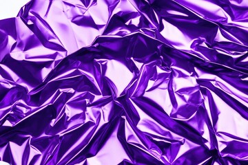 Poster - A detailed view of a vibrant purple fabric