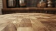 © didar - Wooden board empty table background. abstract blurred bakery shop background