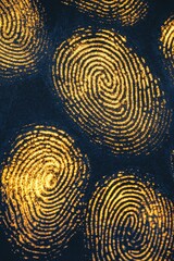 Poster - Close-up view of a pattern of interconnected circles