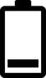 © Socrates_Soares - Ícone Minimalista - Bateria 1 para Interfaces, Aplicativos, Web, Tecnologia e Design