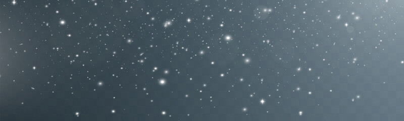 Wall Mural - bright glowing sparkles on a transparent background, resembling a starry or glittering effect