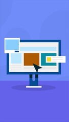 Wall Mural - Content advertising, Website content, In content advertising, Digital advertising on website and blog, Ad network.