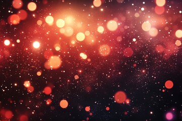 Poster - Colorful bokeh lights create a magical atmosphere, enhancing creativity and inspiration during nighttime celebrations