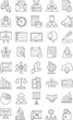 © baihaki - Business black line icons set. Vector Illustration. Set of 40 Business web icons in line style