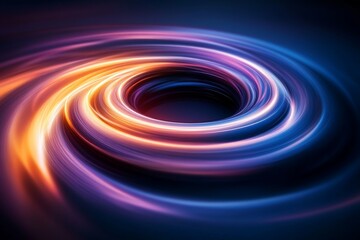 Aufkleber - Colorful swirl of light and energy illustrating a cosmic phenomenon in deep space