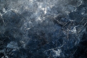 Poster - Dark textured surface with a blend of blues and grays creates an abstract design ideal for backgrounds and artistic projects