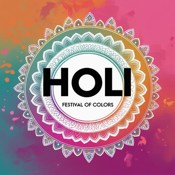 Splash of Colors Celebrating the Vibrant Spirit of Holi with Joy and Togetherness