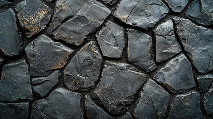 Black stone with grey cement texture, clean and minimal flat lay composition, conveying simplicity and modern elegance.