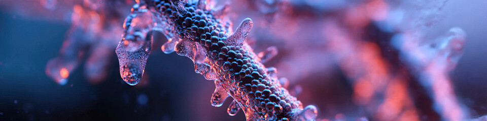 Poster - Microscopic Cylindrical Structure with Droplet Formations