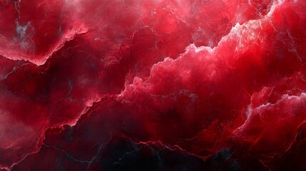 Poster - Red marble texture creating a dramatic and luxurious background
