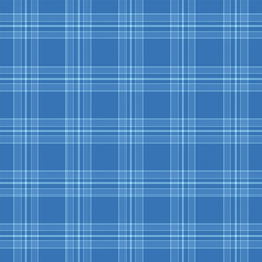 Wall Mural - plaid repeat pattern in blue.gingham checkered tartan seamless pattern.geometric graphic vector illu