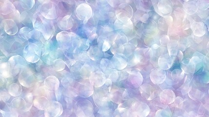 Poster - Elegant Abstract Bokeh Background in Soothing Cool Blue and Purple Shades for Digital Art