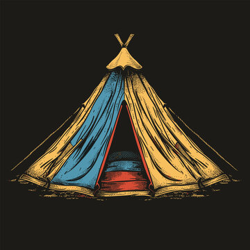Highking and camping t-shirt design vector.