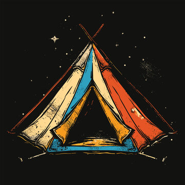 Highking and camping t-shirt design vector.