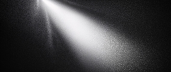 Poster - Abstract Black and White Background with Spotlight and Textured Surface