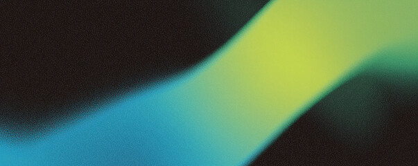 Poster - Abstract Gradient Background with Teal Green and Black Hues