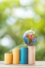 Poster - A colorful graph illustrating the rise of education access globally.