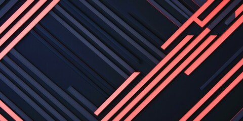 Wall Mural - a black and red striped background with a red line