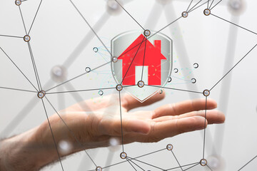 Poster - iot home Telecommunication network and wireless mobile internet