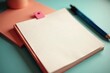 © Pimchada - Close-up of blank memo paper ready for writing, office supplies, write, blank