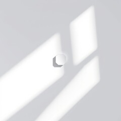Wall Mural - Minimalist wall art featuring shapes and shadows
