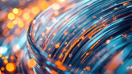 Poster - a visually captivating abstract representation of sound waves through a generative process featuring