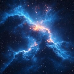 galaxy nebula space cosmic stars glow high resolution hd image