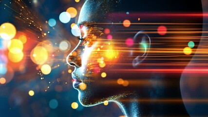 Poster - Exploring the fusion of technology and humanity in a vibrant digital landscape