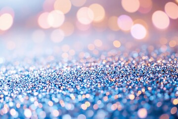 Poster - Abstract light bokeh on a soft gradient background.