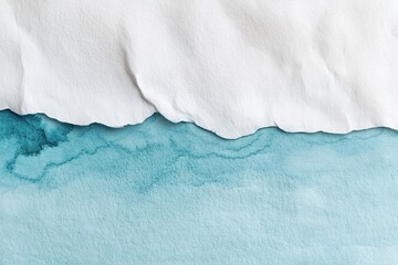 Poster - Deep teal and midnight blue blend beautifully at the bottom, representing ocean depths. The soft-focus upper section allows for branding opportunities, creating an elegant backdrop