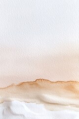 Poster - The calming watercolor blend evokes a gentle sunrise with hues of golden yellow and pale peach. The blurred background creates an open space ideal for mindfulness and wellness branding