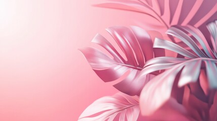 Poster - pink gradient background