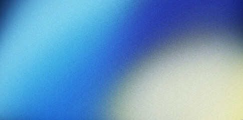 Wall Mural - dark blue and beige grainy gradient background with a glowing light effect dark backdrop, and noise 