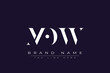 © Mahamud - MOW abstract letter logo design. This logo is designed by three abstract letters.