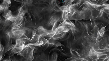 Fototapete - Seamless Pattern of Smoke with Subtle Metallic Hues in Low Resolution for Background Use and Creative Projects
