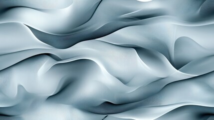Fototapete - Translucent Smoke Patterns in Soft Gray Tones for Seamless Backgrounds and Creative Projects