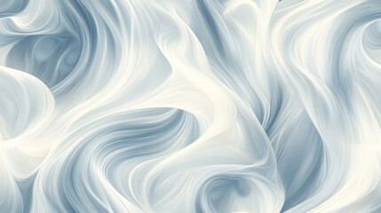 Fototapete - Ethereal Wispy Smoke Trails Seamless Pattern for Abstract Background or Artistic Design Projects