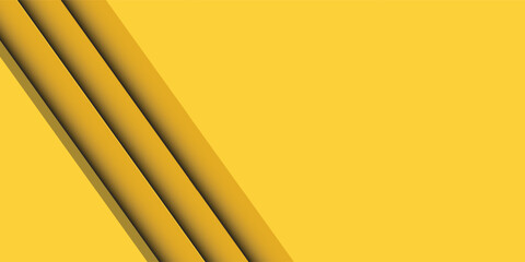 Poster - Modern yellow lines background vector illustration simple for banner and product