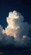 © tpadobestock - Dark, dramatic cumulus clouds against a black void , powerful, contrast