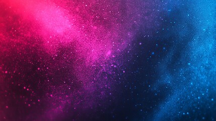 Poster - Abstract Pink Blue Sparkle Background Texture Design Digital Art Festive Bright Glowing Shimmering Elegant Modern Trendy Vivid Color Gradient         