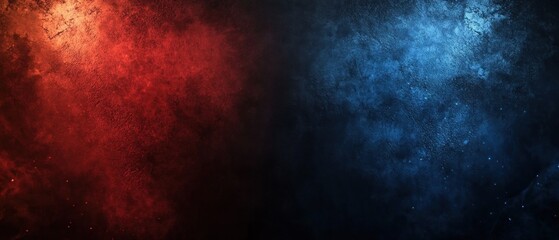 Poster - Abstract background featuring a vibrant blend of red and blue hues with a textured finish, suitable for creative projects and digital designs