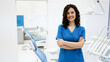 © PeopleVideos - Confident dental technician her office