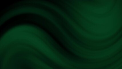 Poster - A smooth, dark green abstract background with flowing wave patterns that creates a sense of depth and movement.