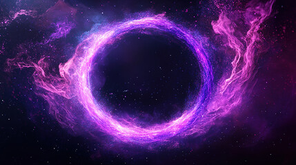 Poster - Cosmic explosion of color outer space digital art celestial environment stunning viewpoint universe concept