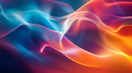 Poster - Abstract gradients shapes. Organic free form colorful gradient blur, blurred fluid shape or liquid blurs forms. Futuristic gradients, dynamics shapes colorful  background set