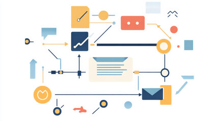 Poster - Arrows workflow steps. Global business process graph, step to success diagram and arrow timeline  infographic chart. Workflow arrow progression steps graphic illustration