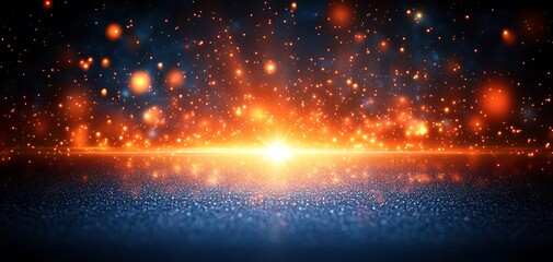 Poster - Celestial sparklers create a captivating ethereal atmosphere and magical effects